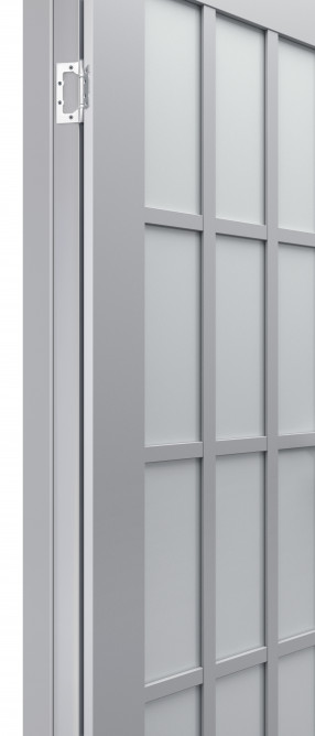 Двери модель 603 Серый (остекленная) 