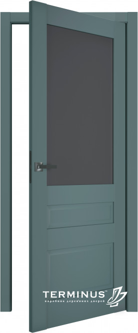 Двери модель 608 Малахит (остекленная) 