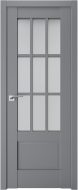 Двери модель 604 Серый (остекленная) 