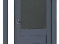 Двери модель 608 Антрацит (застекленная) 
