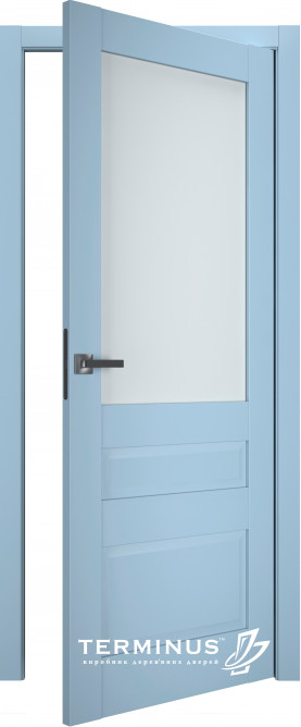 Двери модель 608 Аквамарин (остекленная) 