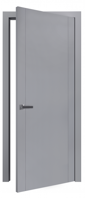 Двери модель 24.1 Серая эмаль (глухая) 