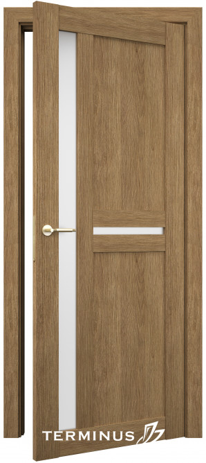 Двери модель 106 Карамель (остекленная) 