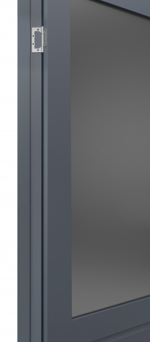 Двери модель 606 Антрацит (остекленная)