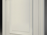 Двери модель Brandu 01 Crema Эмаль (глухая) 