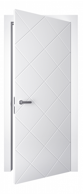 Двери модель 708 Белая Эмаль (глухая) 