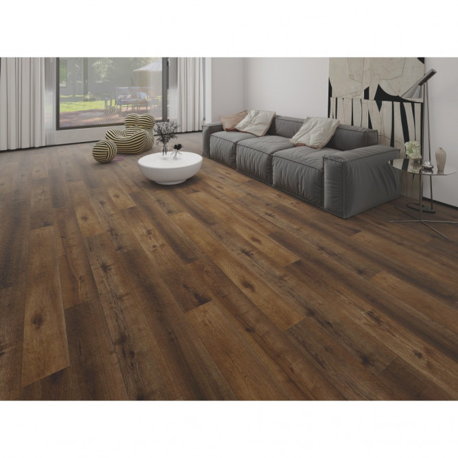 Виниловый пол SPC Area Flooring Authentic Plank + подложка 510-PL Coffe Oak