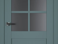 Двери модель 607 Малахит (остекленная) 