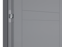 Двери модель 24.4 Серая эмаль 