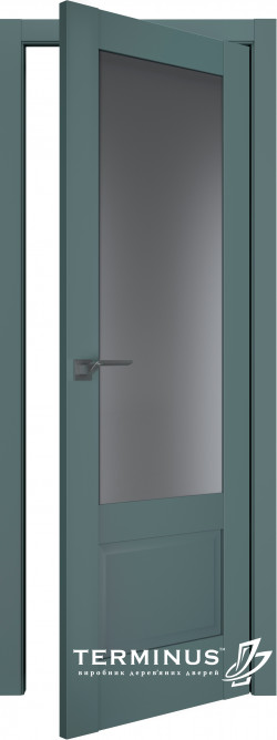 Двери модель 606 Малахит (остекленная) 