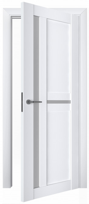 Двери модель 106 Белый (застекленная) 
