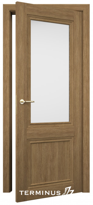 Двери модель 403 Карамель (остекленная) 