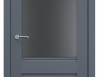 Двери модель 404 Антрацит (застекленная) 
