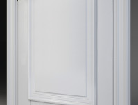 Двери модель Brandu 01 Белая Эмаль (глухая) 