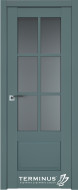 Двери модель 602 Малахит (остекленная) 