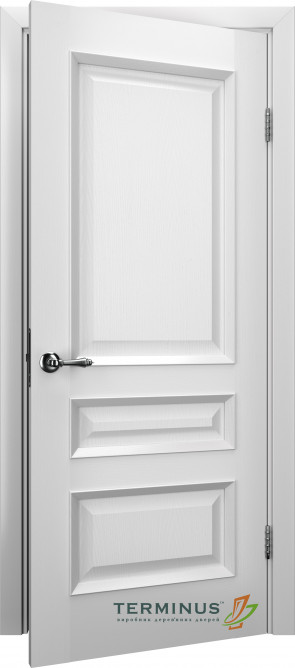 Двери модель 53 Ясень белый Эмаль (глухая)