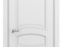 Двери модель 50 Ясень белый Эмаль (глухая)
