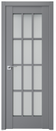 Двери модель 603 Серый (остекленная) 