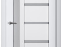 Двери модель 108 Белый (застекленная) 
