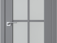 Двери модель 601 Серый (остекленная) 
