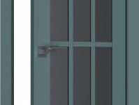 Двери модель 604 Малахит (остекленная) 
